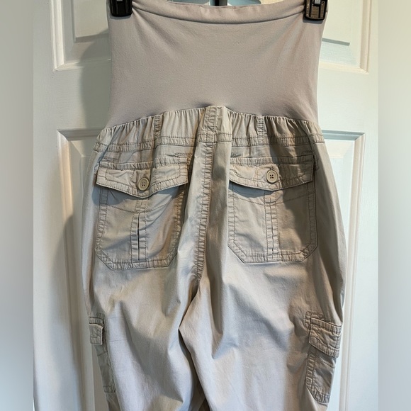 Motherhood Pants & Jumpsuits Motherhood Tan Khaki Cargo Pants Can